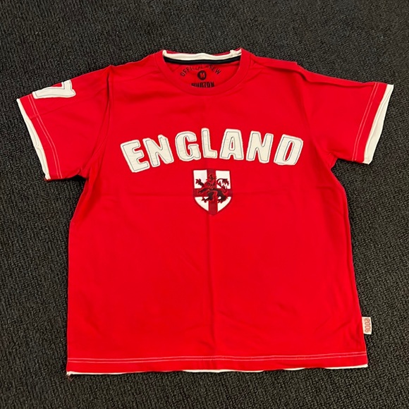 2006 Burton England number 7 Tshirt - Picture 1 of 5